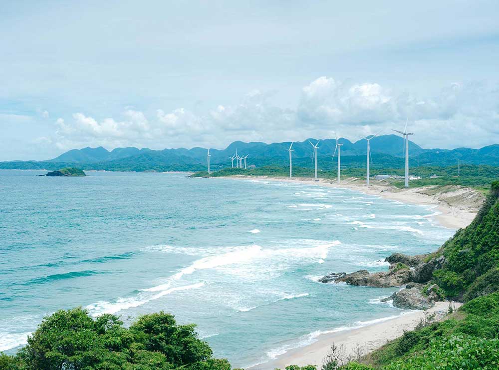 江津の海